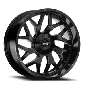 Torque Wheels TW427C Vortex Satin Black 6-Lug Wheel; 20×9; -12mm Offset (04-08 F-150)