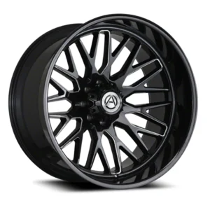 Artem NOVUS Gloss Black Milled 6-Lug Wheel; 20×10; -19mm Offset (04-08 F-150)