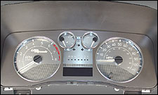 Us Speedo Hummer H3 SS Series Stainless Gauge Cluster Overlay
