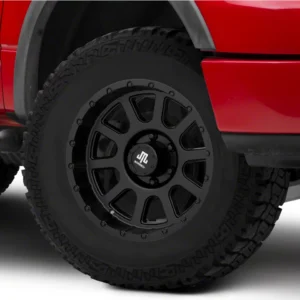 Mammoth 10 Hole Matte Black 6-Lug Wheel; 17×9; -6mm Offset (04-08 F-150)