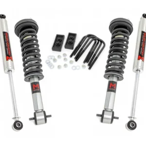Rough Country Suspension 2-Inch Leveling Lift Kit with M1 Monotube Struts and Shocks (14-20 4WD F-150, Excluding Raptor)