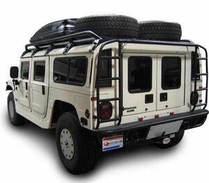 Hummer H1 Rear Bumper and Ladder System