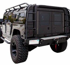 SEARCH AND RESCUE BUMPER, LADDER AND REAR LIGHTBAR W/12K WINCH