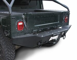 Search & Rescue Rear Winch Bumper w/ 16.5K Warn Winch