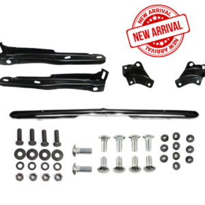 1967 Camaro Front Chrome Bumper Install Kit, With Brackets and OE Hardware